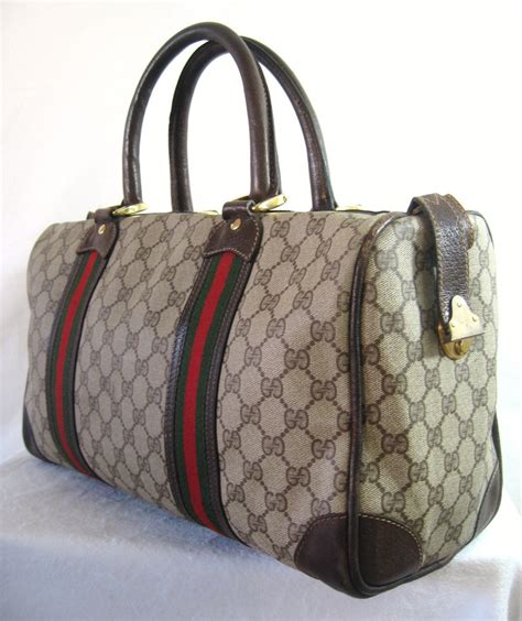 vintage gucci duffle bag.